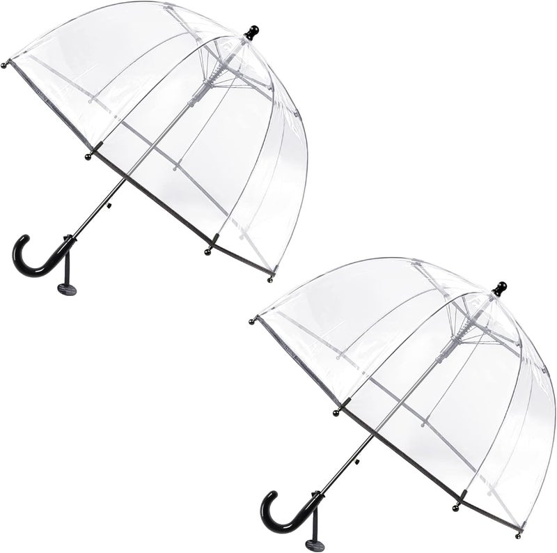 RONIARE Kids Clear Bubble Umbrellas for Rain Dome Windproof Umbrella for Kid Girls and Boys - Image 1